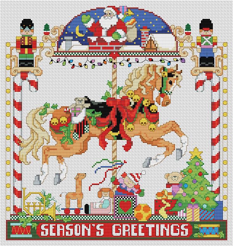 (image for) December Delights Carousel Horse